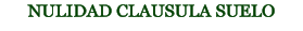 NULIDAD CLAUSULA SUELO